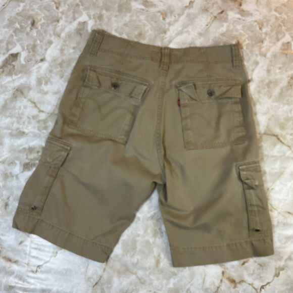 Levi's Mens Cargo Shorts Khaki Utility Outdoor Casual Everyday - Picture 2 of 9